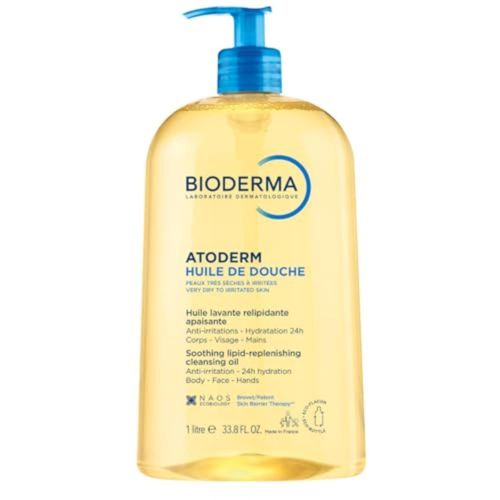 Atoderm Shower Oil Cleansing Oil For Face Body Nourishing Cleansing Oil For Dry to Atopic Sensitive Skin