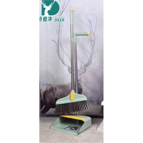 Dustpan/Long Packer & Brush Set of Handled Broom and Packer