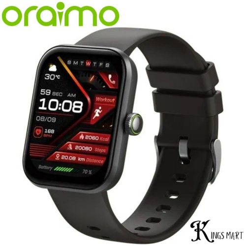 Watch Nova 2N 193 AMOLED Crystal Clear Display Anti-Scratch Panda Glass 33-Day Standby Smart-Watch OSW-815N