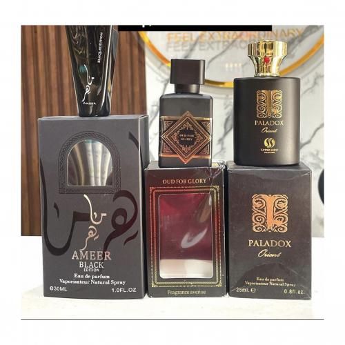 Black EDP Perfumed Natural Spray 30ml 3pcs Combo