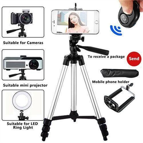 Portable Shooting Stand & Wireless Earbuds Combo Pack
