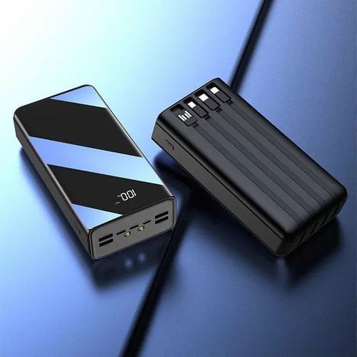 Fast Power Bank 4-cable Charger With USB-C