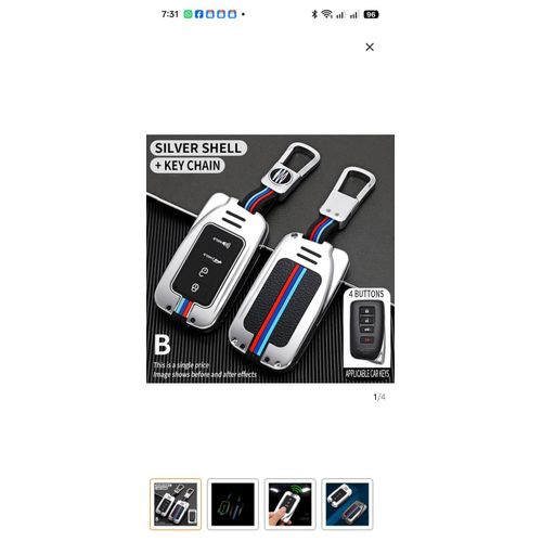 4 button car remote key cover for Lexus