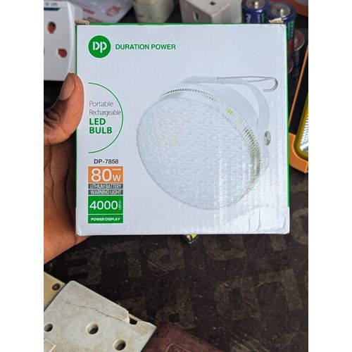 Portable Rechargeable LED Bulb (Model DP-7858)