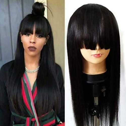 Straight Hair With Front Bang