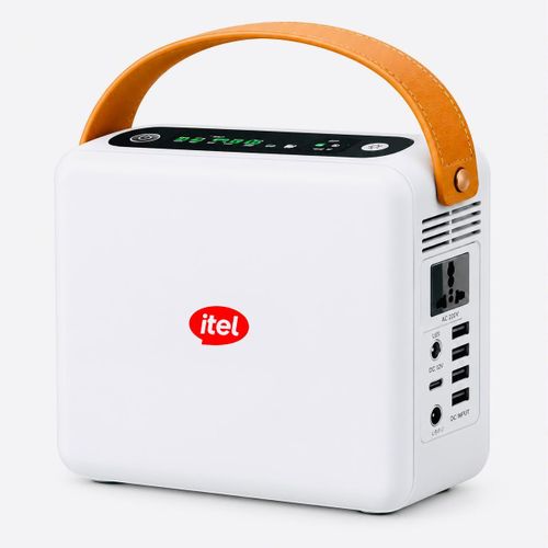itel Energy Power Go Pro 100,000mAh 320Wh Portable Power Station + 100W Solar Panel Combo