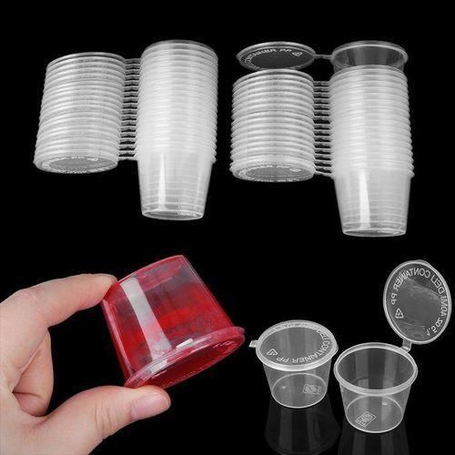 100pcs disposable plastic sauce cups