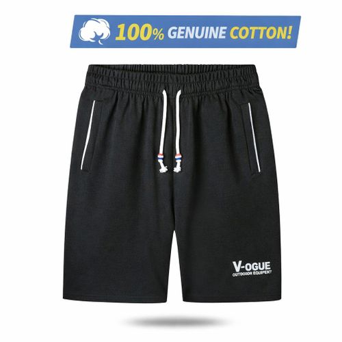 Black Pure Cotton Vogue shorts