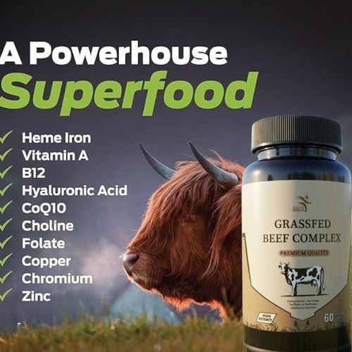 Grassfed Beef Complex 60 caps Nutrient Source for Wellness
