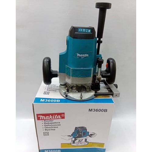 M3600B 1650W Plunge Router - Electric Wood Router Machine with 2 Handles for Carpentry