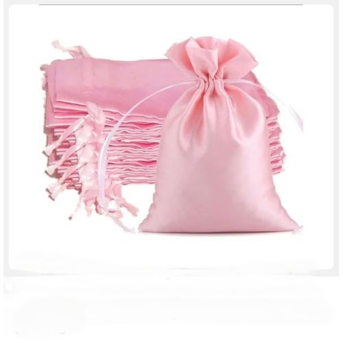 Bea 15 pcs elegant satin drawstring bags- wedding, birthday , baby shower, valentine, storage bag