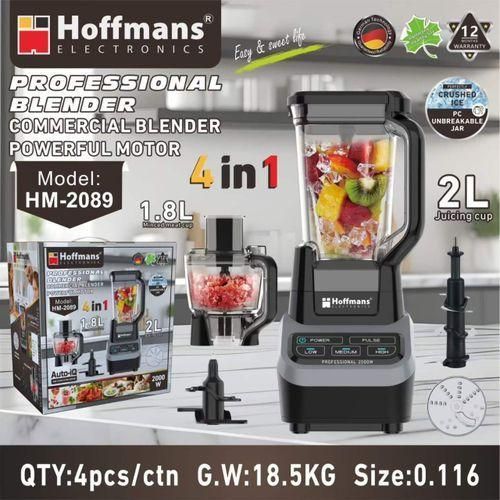 4 in 1 Multifunction Blender, Dry Mill and Processor - 700W