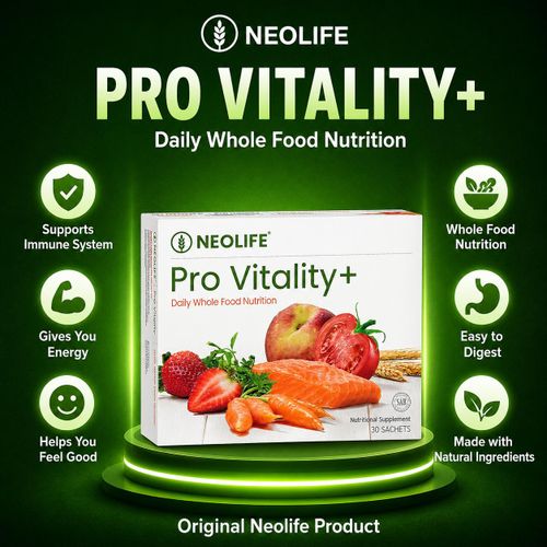 NEOLIFE GNLD Pro Vitality - 30 Sachets (Single) Neolife Provitality 30 sachets with 23 essential vitamins & Minerals provisions omega-3s, carotenoid antioxidants, phyto-lipids & sterols, for cellular energy and lifelong health.