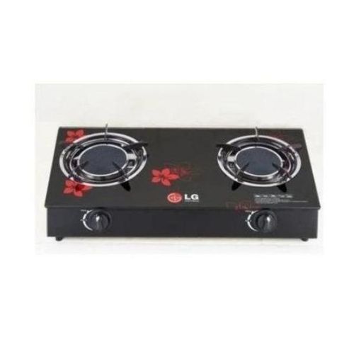 LG, Infrared Glass Tabletop Gas Stove Two Burner