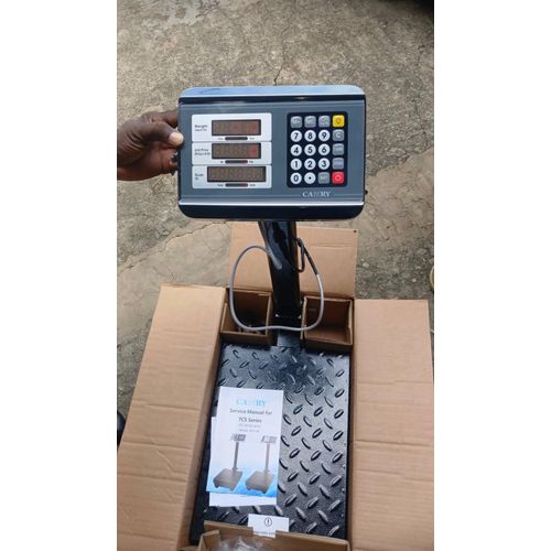 100kg Digital Platform Weighing Scale - Price Computing Scale with LCD Display for Shop, Market & Warehouse