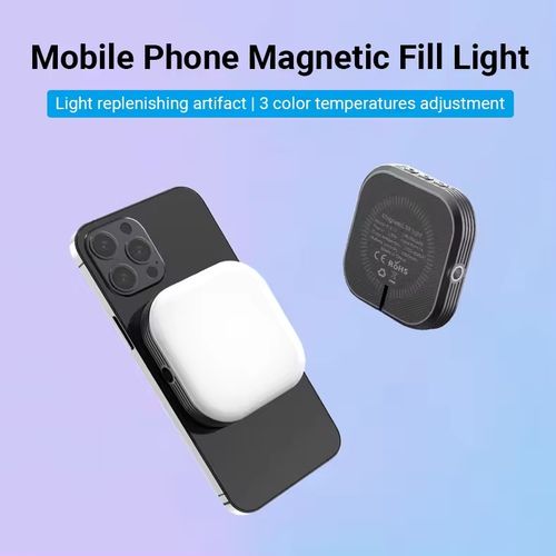 Mobile Phone Magnetic Fill LED Light With Clip