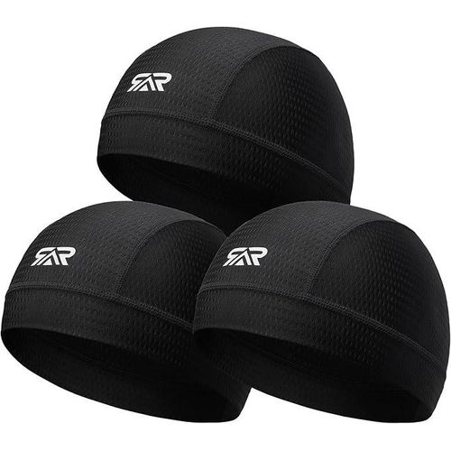 3Pcs Skull Cap Helmet Liner Beanie Cooling Breathable Mesh Sweat Caps Cycling Motorcycling Football Hat for Men Women
