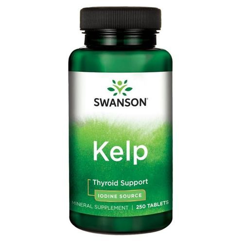 Swanson, Kelp (Iodine Source), 250 Tablets
