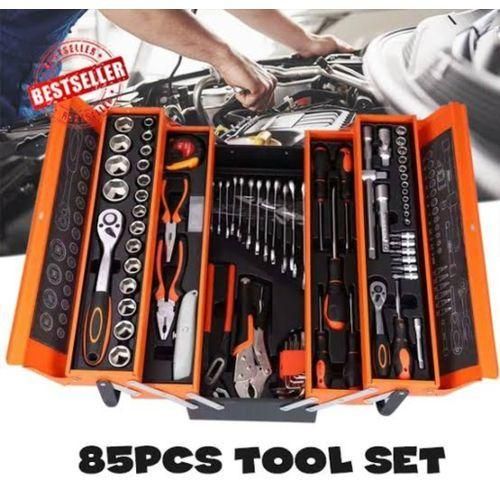 85pcs Tool Set With Metal Box 5 Tier Cantii-Lever