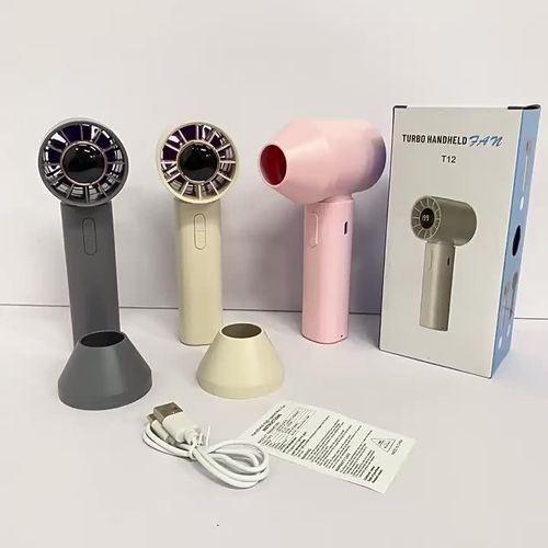 T12 Turbo Mini Rechargeable Fan