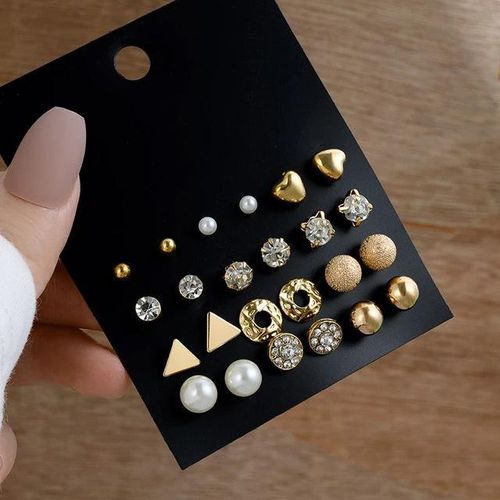 12 adorable set of mixed earings