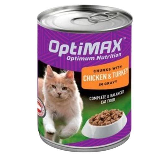 Optimax Optimum Nutrition Chunks with Chicken Turkey in Gravy - 415g