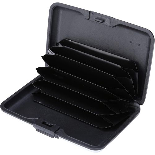 Aluminium Metal Credit Card Wallet Holder Moneybag Storage Prevent Identity Theft by Blocking RFID Scanning of Your Credit Cards 1 peice