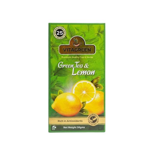 Premium Quality Tea&Herb GREEN TEA & LEMON - RICH in Antioxidant