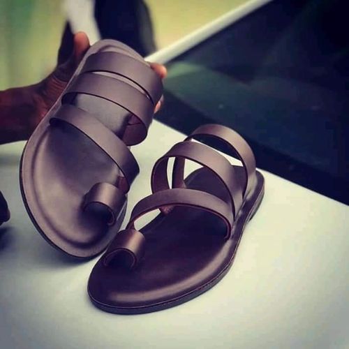 Classy Male Dark Brown Slippers