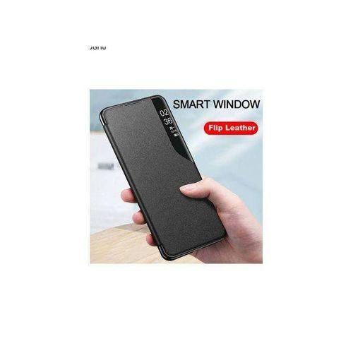 Tecno CAMON 18 Premier Leather Wallet Flip Case Black