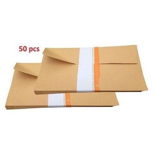 50pcs of Letter Size Self Seal Brown Envelope