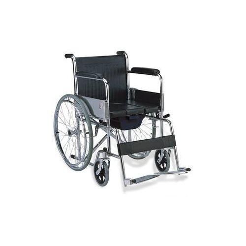 Foldable Standard Commode Wheelchair -Black