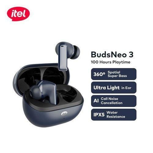 Buds Neo 3 Super Bass ENC BT 5.3 Earbuds - 100 Hours On - Black