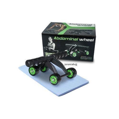 4 Wheels Wheel Ab Roller Multifunctional Portable Trainer