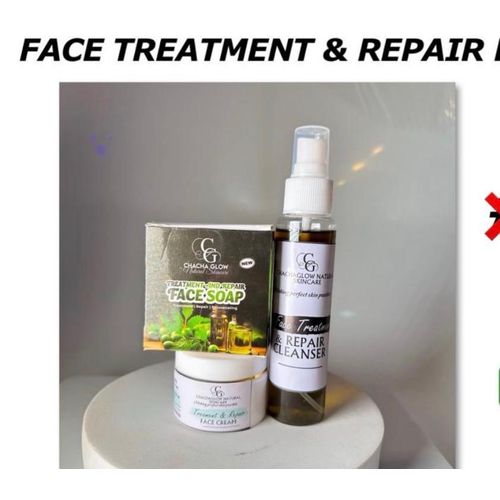 Cha cha glow natural face treatment 3 in 1