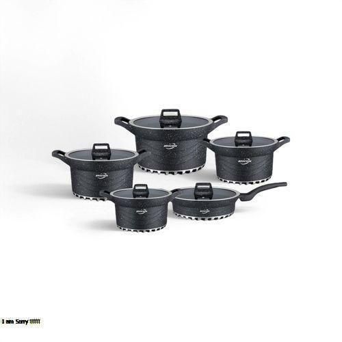 10pcs Non Stick Aluminum Cooking Pots With Frying Pan