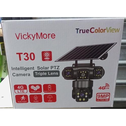 V380 pro 3 lines 4G solar powered CCTV CAMERA