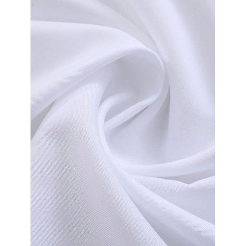 white uniform 4yards fabric for both men, women and children