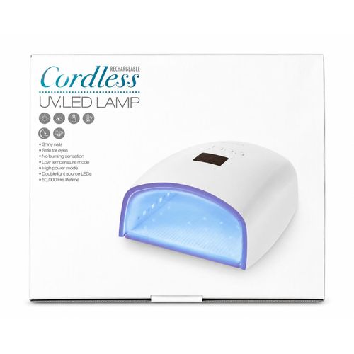 Rechargeable cordless UV LED Nail Lamp