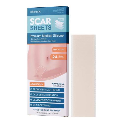 Scarring Patches - Scar Reducer - Professional Medical Grade Silicone Sheets Reduce and Prevent Hypertrophic or Keloid Scars
