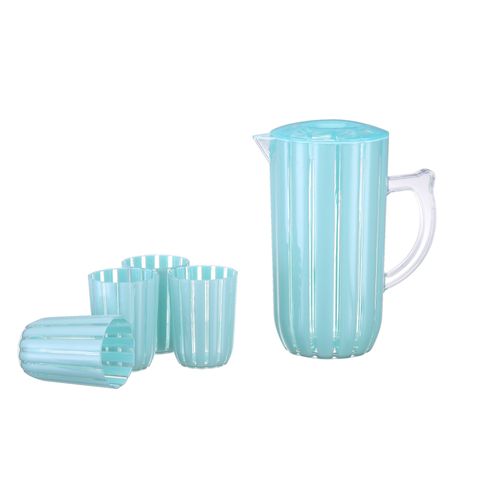 Water Jug With Cups Lemonade Pitcher