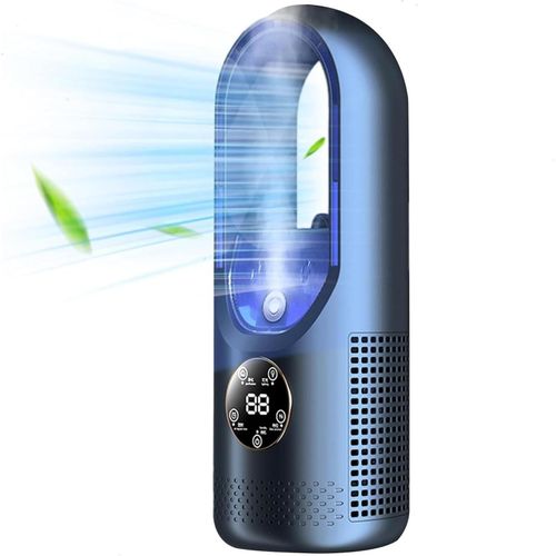 New leafless fan household cooling fan with humidifying spray fan