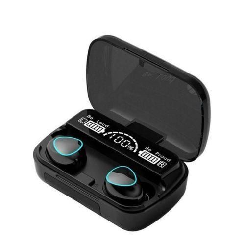 wireless bluetooth earphones LED Display Headset Hifi stereo
