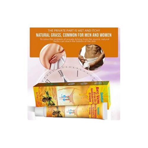 Bee Venom Private Antibacterial cream 20g Private itching cream unisex vaginal antipruritic antibacterial odor removal natural herbs anti-inflammatory skin itching ointment allergy ointment antifungal ointment Private Antibacterial Ointment