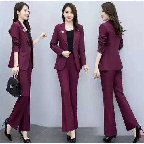 Wine unique office dress