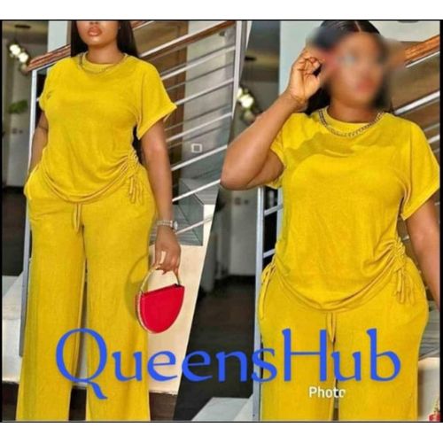 Adorable yellow 2piece for ladies