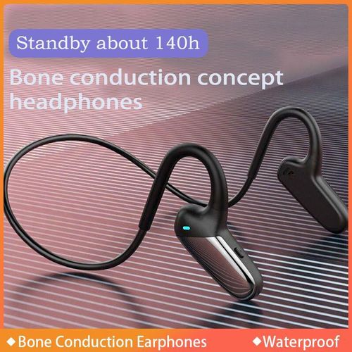 Bone Conductions Headphone Bluetooth Open-Ear Earbuds with Wireless for Workout