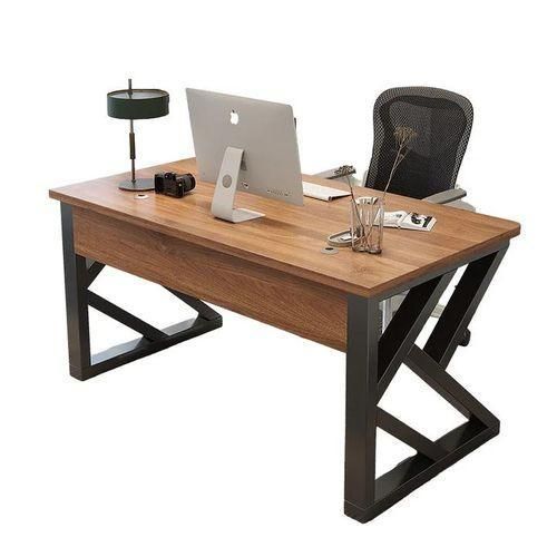 Durable Metal Legs 80cm x 60cm Space Minimalist Import Modern Creative Home Office Desk Work Station, Work, Gaming, Trading, Studio, Student Study Durable Sizeable Mono Computer Home Office Desk