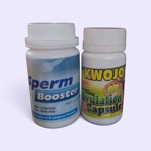 Sperm Booster and Ovulation capsule 100% Herbal Capsules 25 Capsules