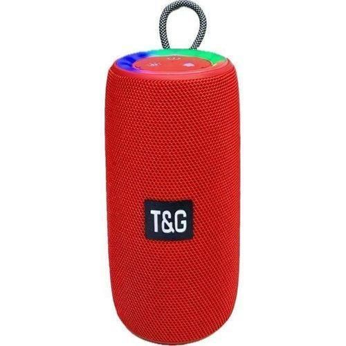 TG431 Cylindrical Waterproof Speakers Portable Music Player Wireless Speaker (RED) IPX5